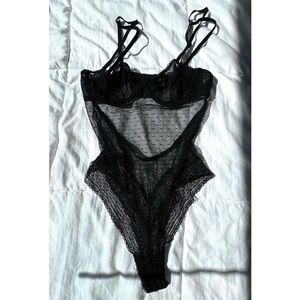 Victoria’s Secret Lace Unlined Balconette Bodysuit